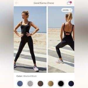 Free people good karma onesie